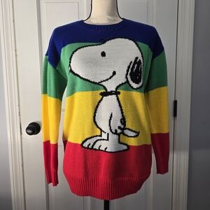Colorful Snoopy Sweater
